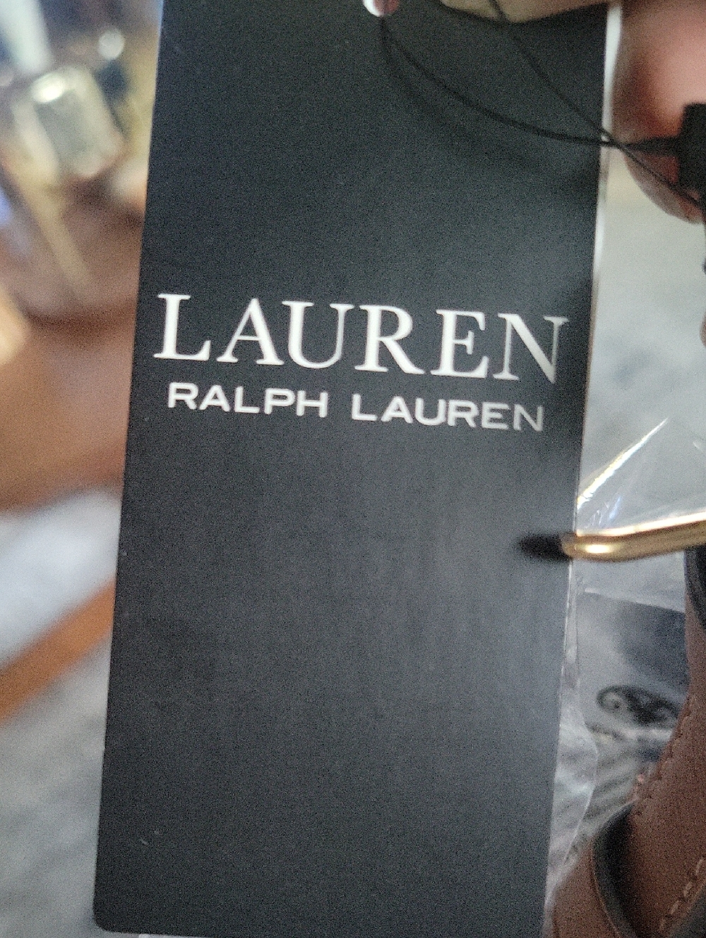 RALPH LAUREN Leather Small Tanner Shoulder Bag - Picture 7 of 8